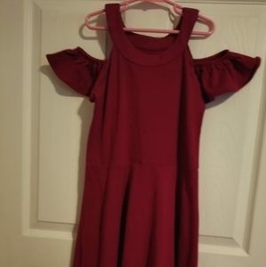Kids Maroon Dress